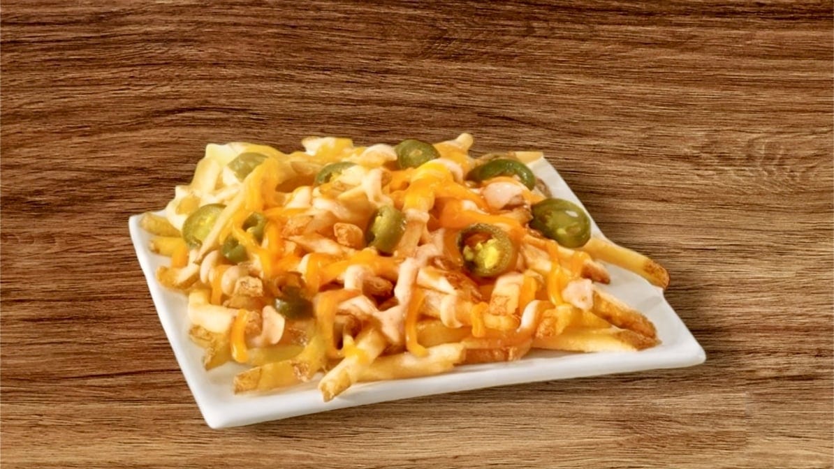 # 34 LOADED FRIES.