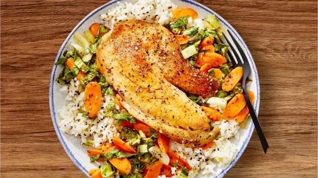 Rice Bowls Fish.