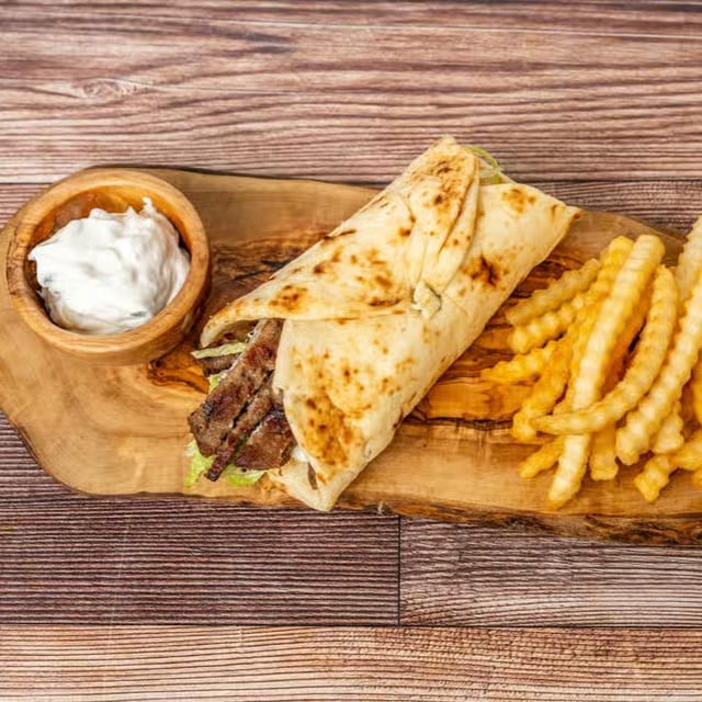 # 21 Lamb Gyro Pita.