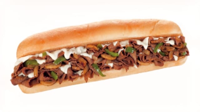 # 23 THE WORKS CHEESE STEAK.