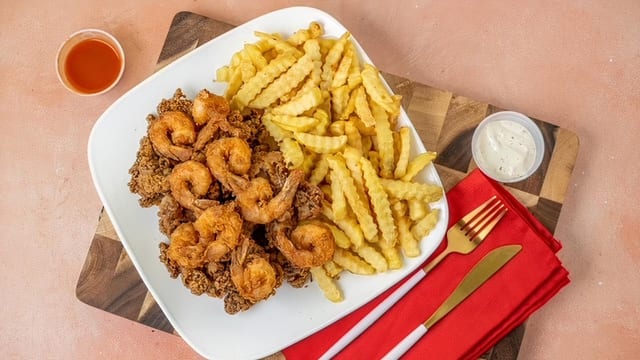 Scallop & Shrimp.