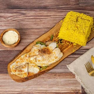 Grilled Fish Rice Bowl