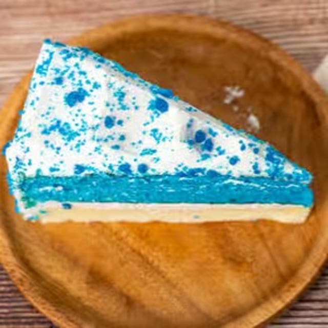 Blue Cheesecake.