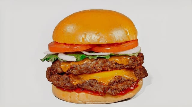 # 29 CHEESE BURGER.