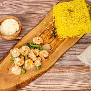 Grilled Shrimp Rice Bowl